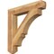 Ekena Millwork Balboa Craftsman Rough Sawn Bracket, Western Red Cedar, 4"W x 26"D x 26"H BKT04X26X26BOA04RWR - alternate 1